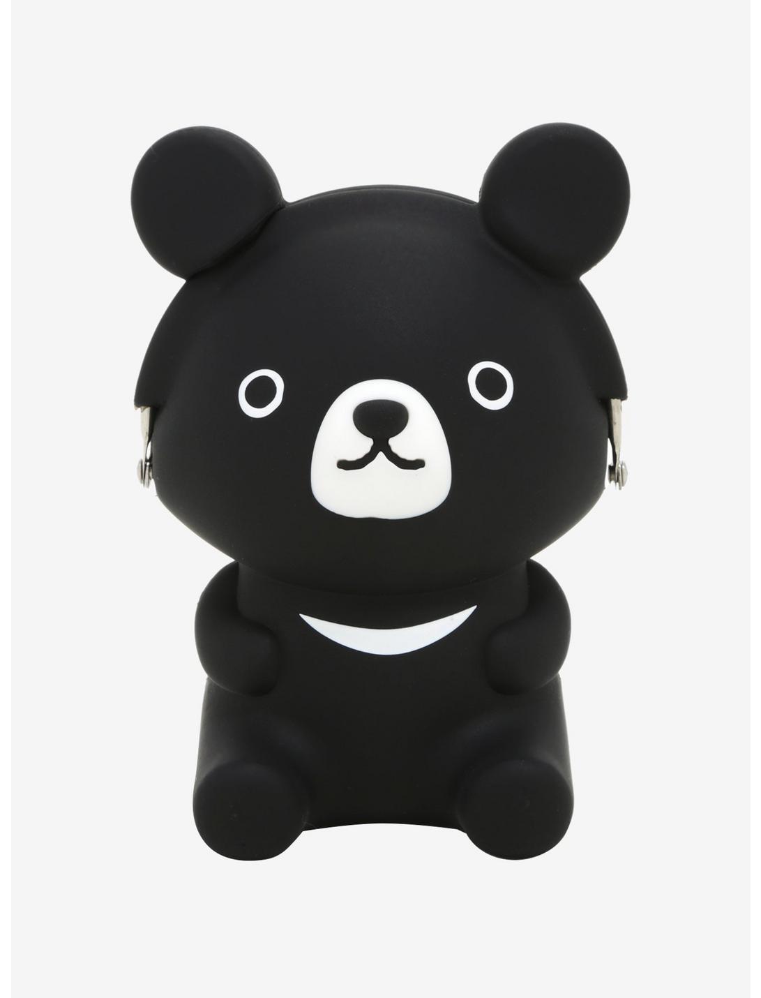 P+G Design 3D Pochi Friends Bear Black Bear Kisslock Coin Purse, , hi-res