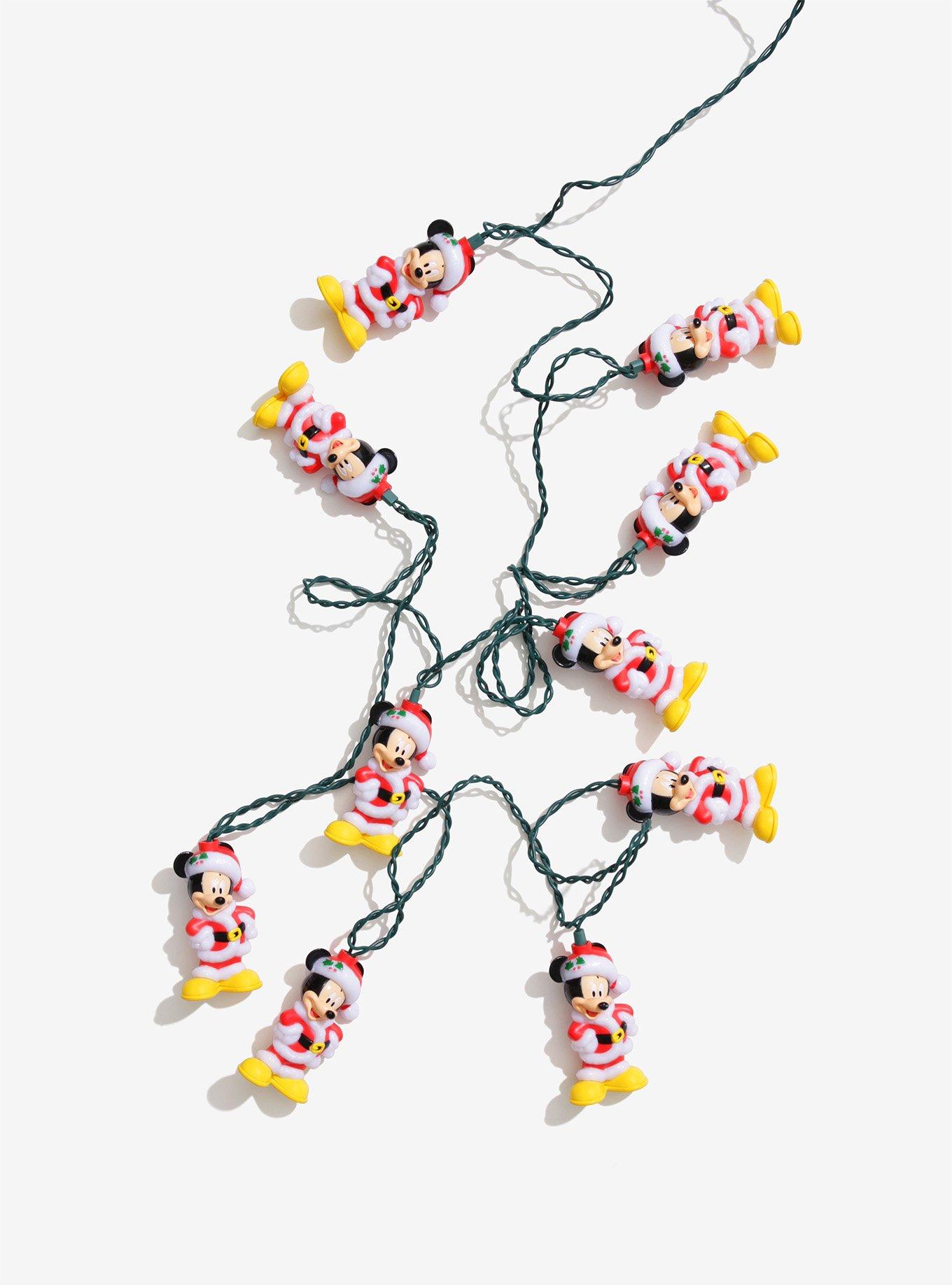 Disney Mickey Mouse Santa String Lights, , hi-res