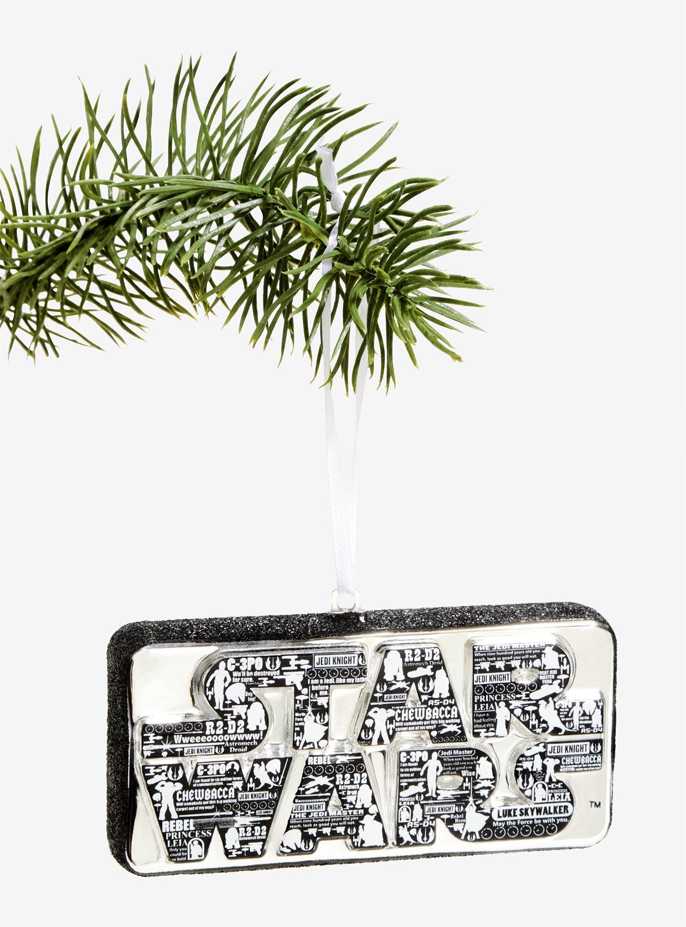 Star Wars Logo Christmas Tree Ornament, , hi-res