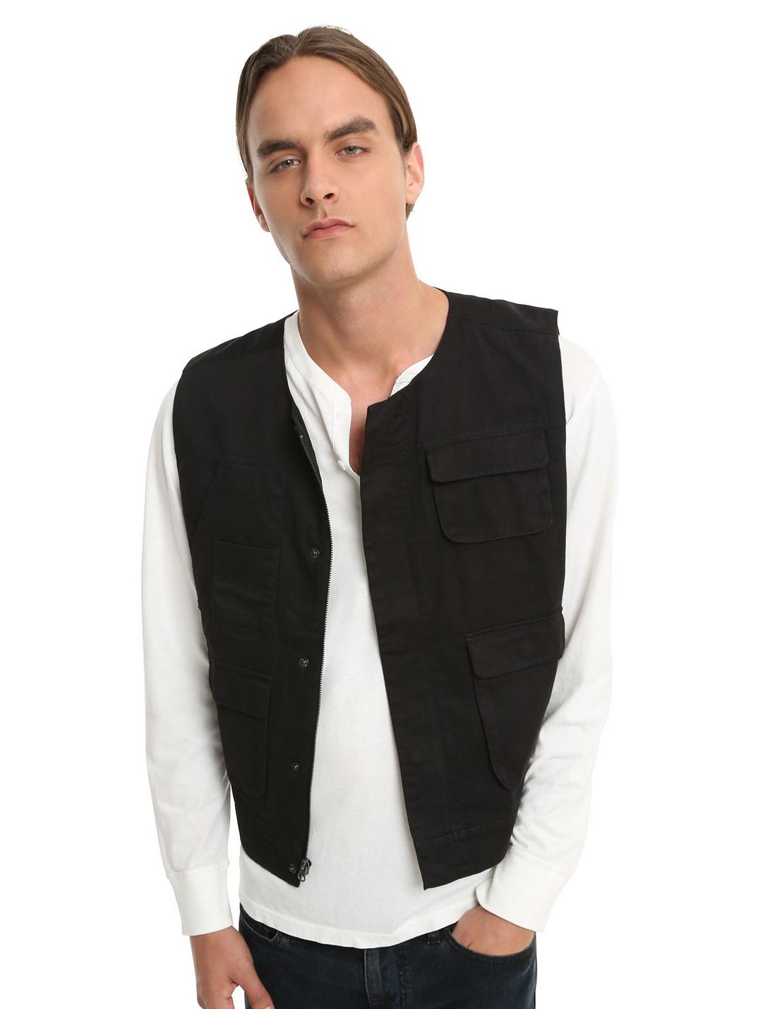 Star Wars Han Solo Cosplay Vest, BLACK, hi-res