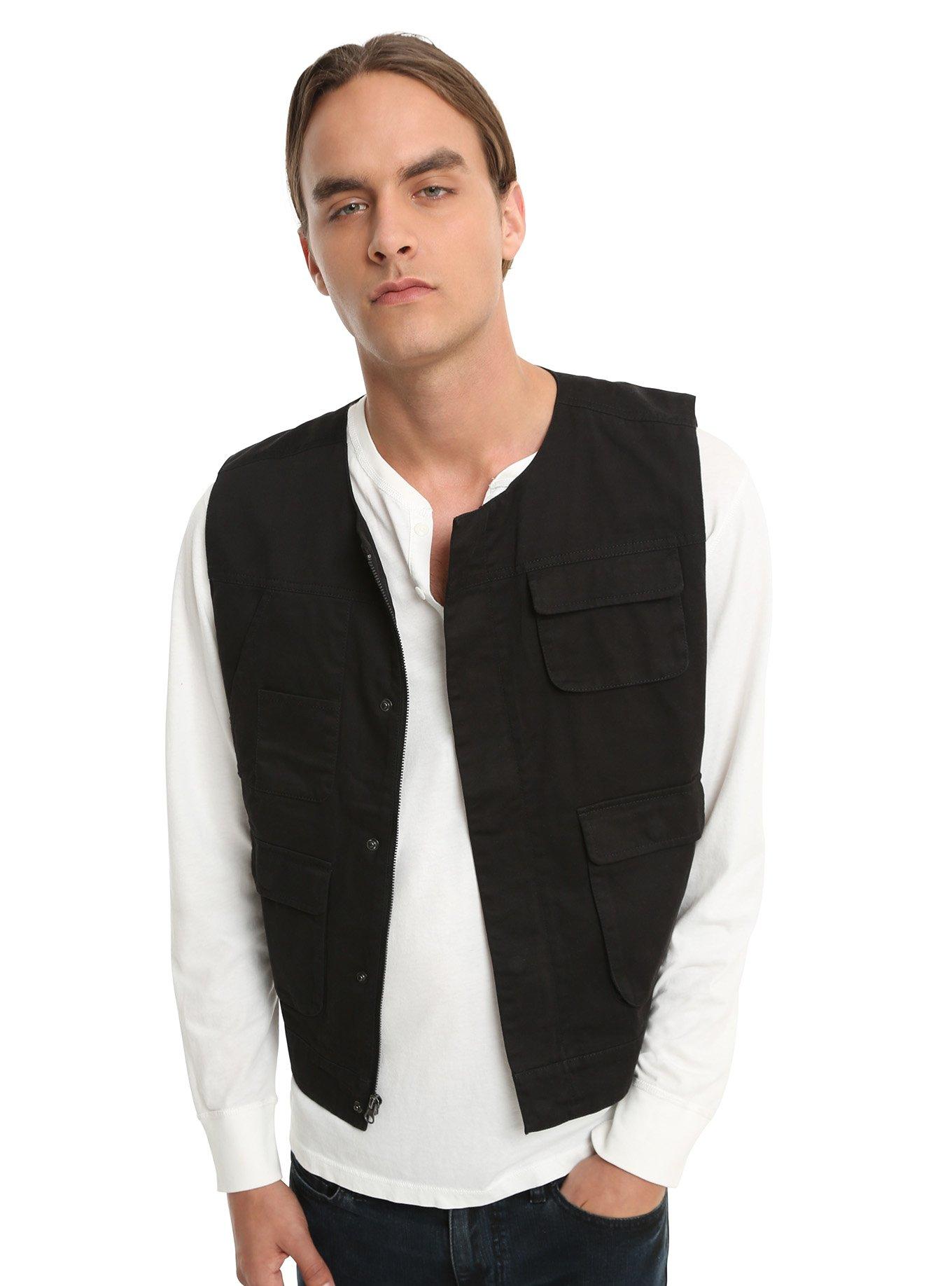 Star Wars Han Solo Cosplay Vest, BLACK, hi-res