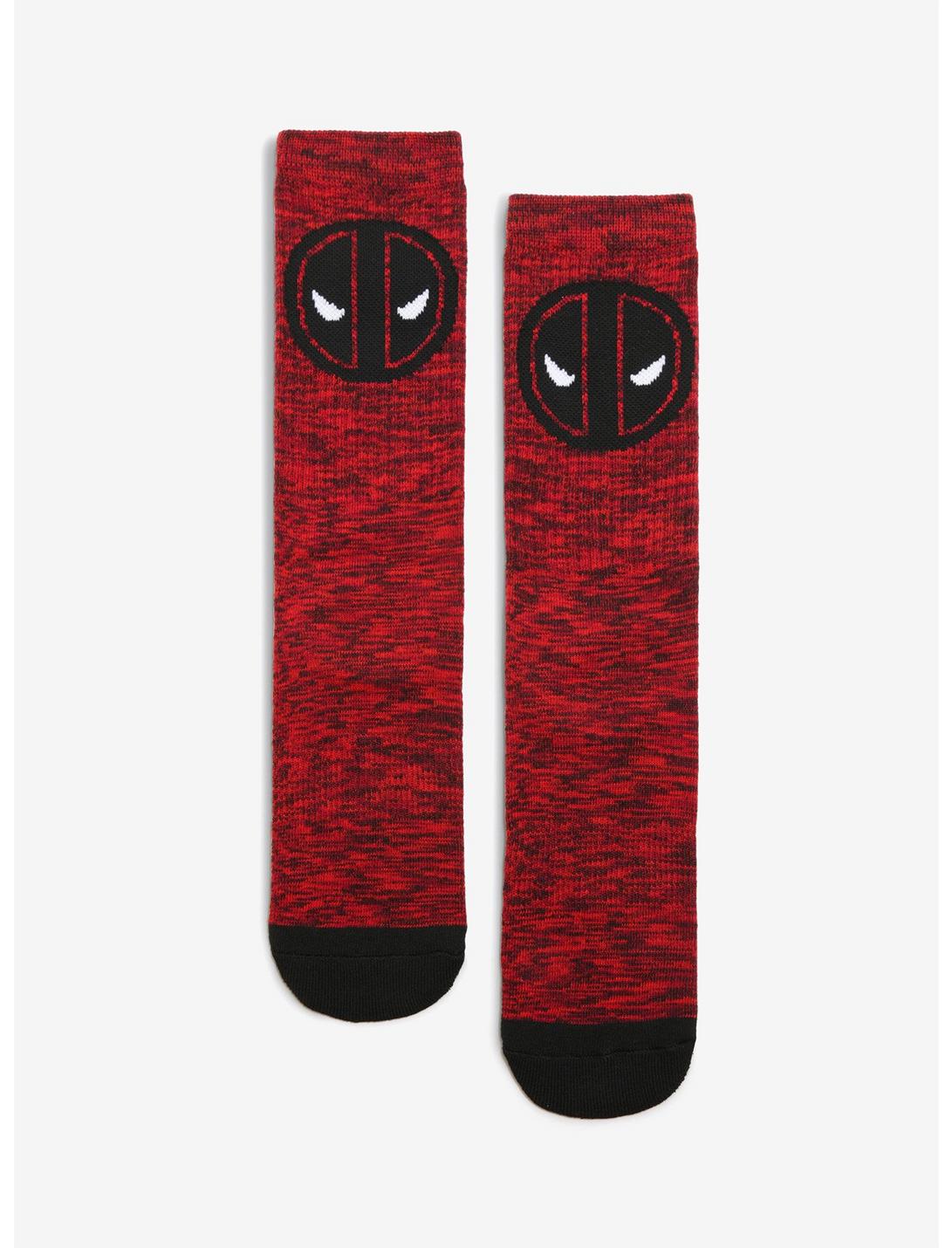 Marvel Deadpool Embroidered Crew Socks, , hi-res