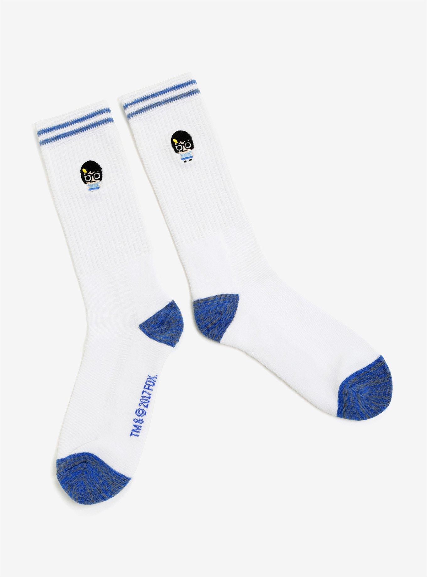 Bob's Burgers Tina Belcher Embroidered Socks, , hi-res