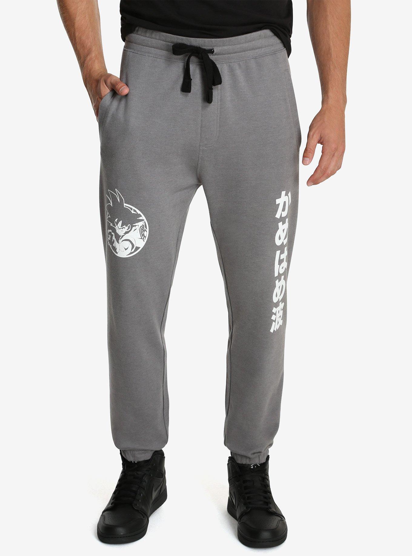 Dragon Ball Z Goku Kamehameha Jogger Pants, GREY, hi-res