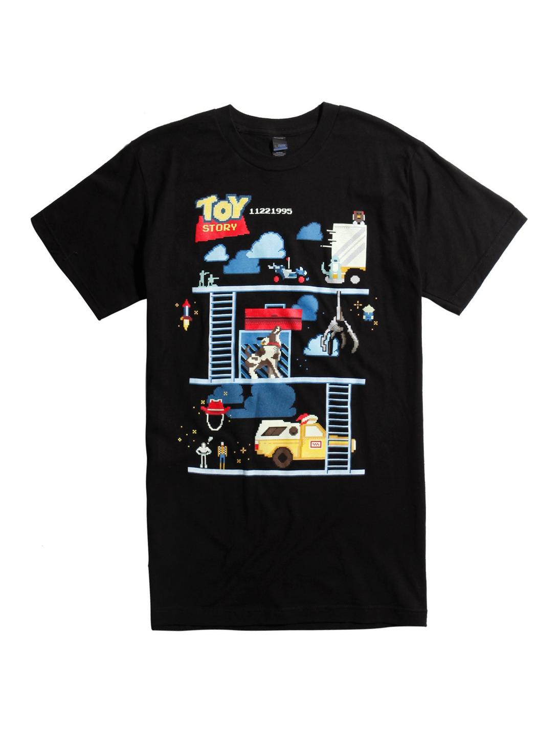Toy Story 8-Bit Adventure T-Shirt, NAVY, hi-res