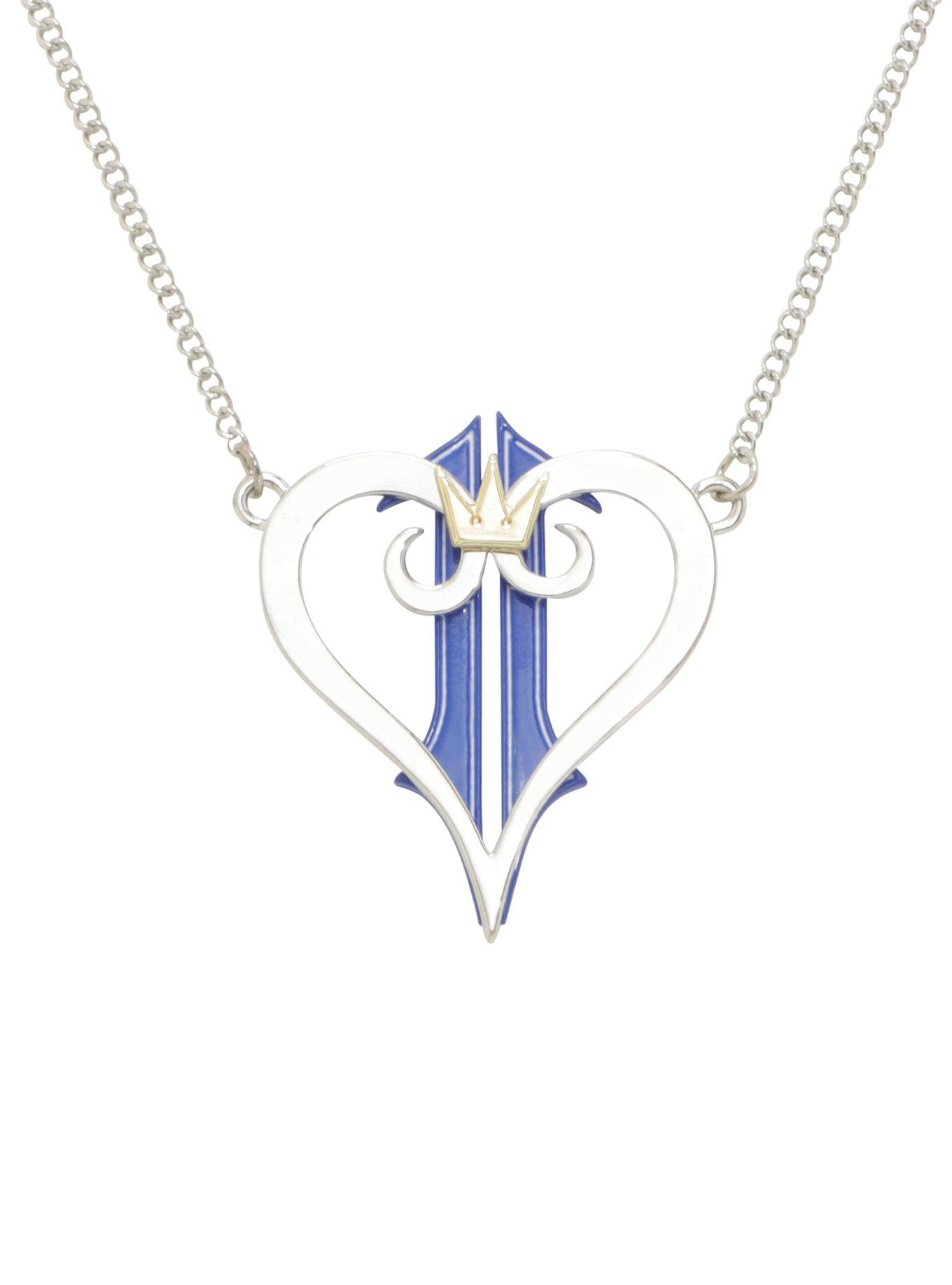 kingdom hearts heart necklace
