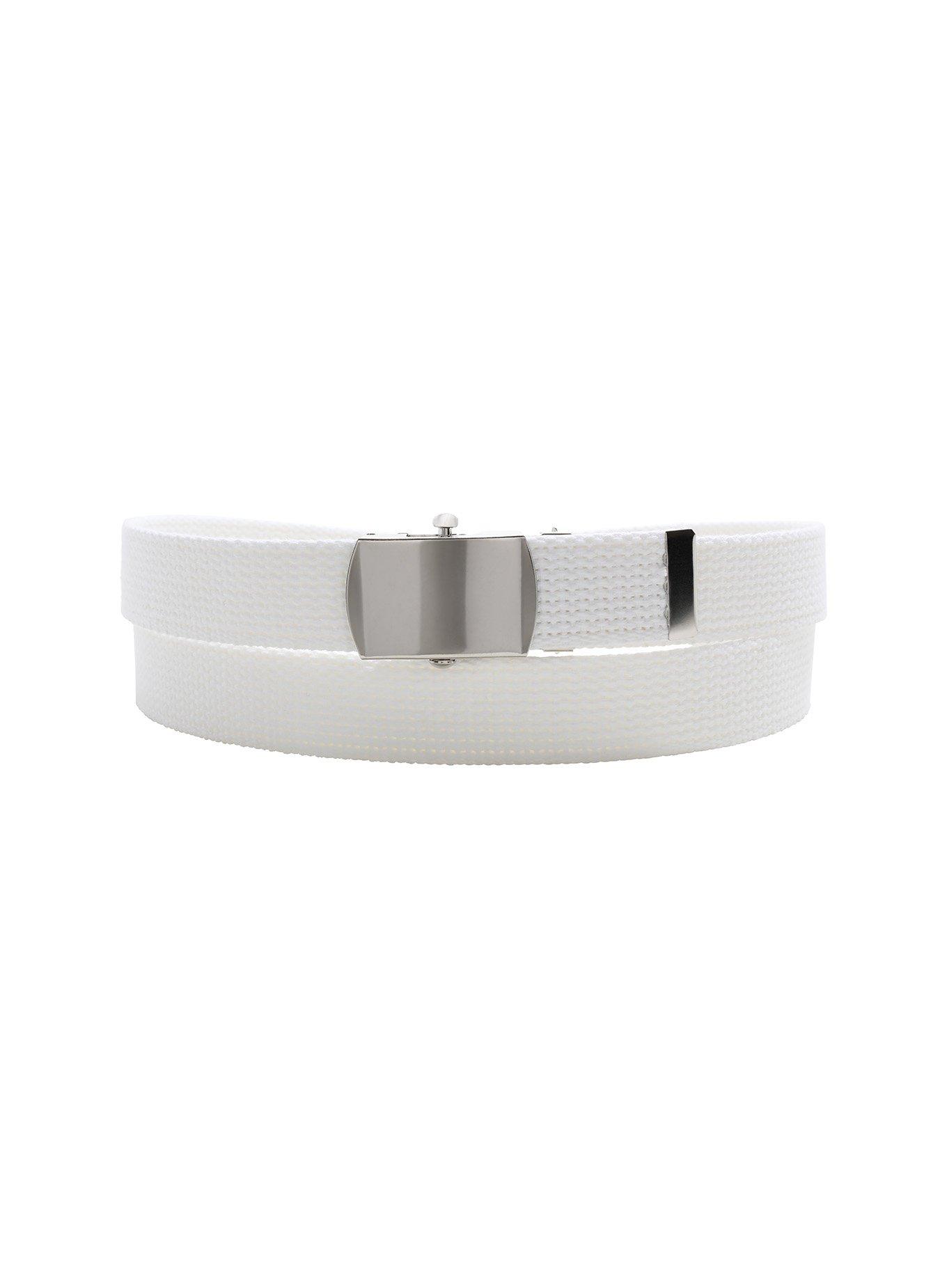 White Web Belt, , hi-res