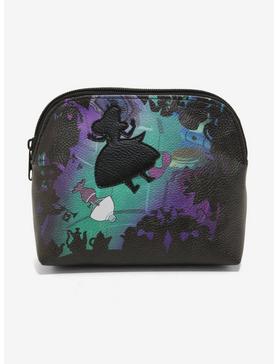 Plus Size Disney Alice In Wonderland Falling Silhouette Makeup Bag, , hi-res