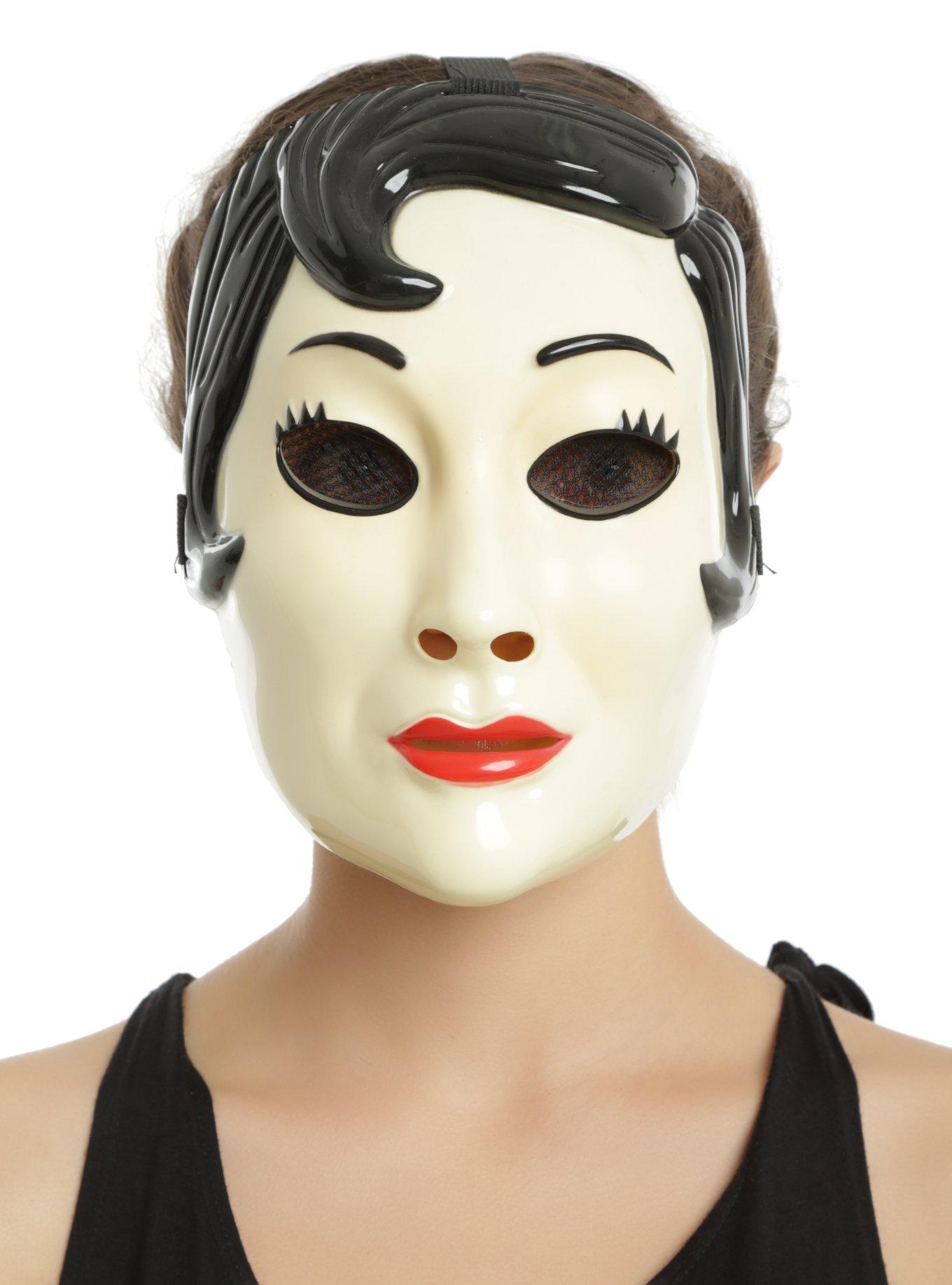 Retro Girl Mask, , hi-res