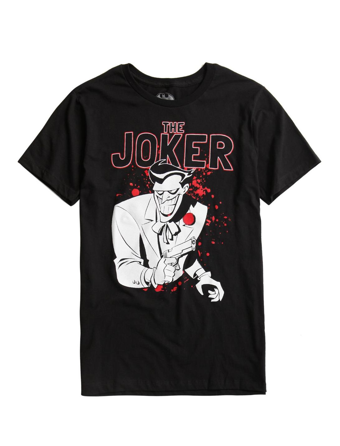 DC Comics Batman: The Animated Series The Joker T-Shirt, BLACK, hi-res