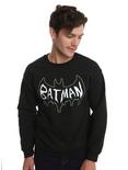 DC Comics Batman Drip Logo Sweatshirt, BLACK, hi-res