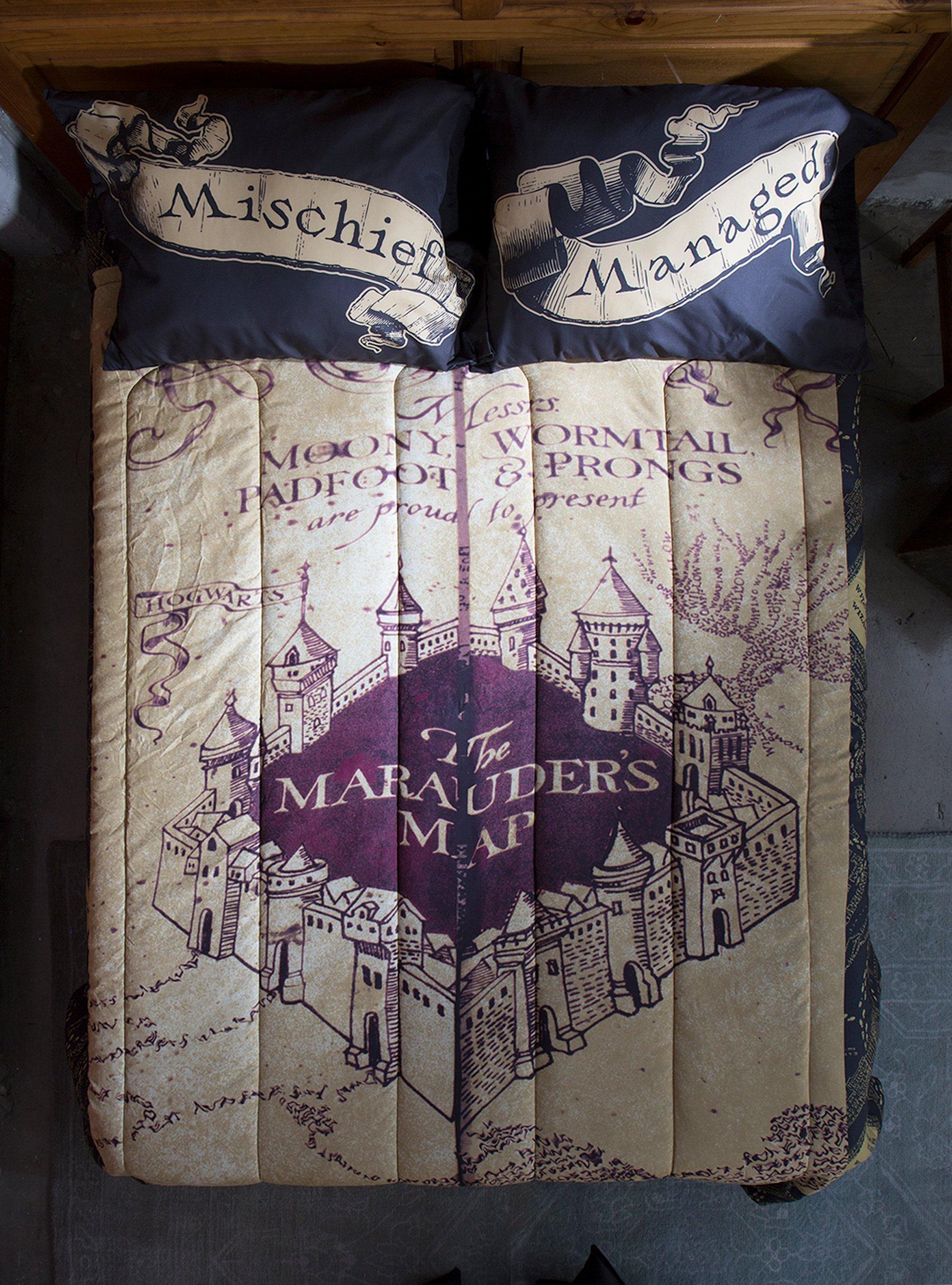 Harry Potter Marauder's Map Full/Queen Comforter Hot Topic
