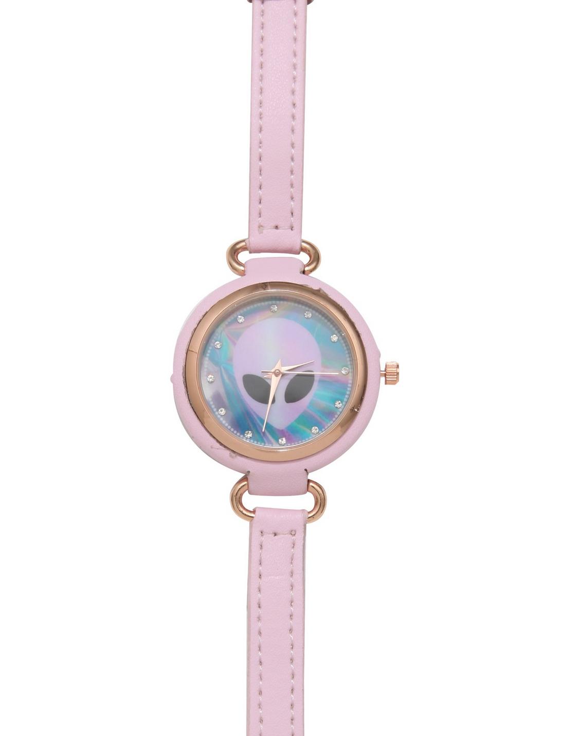 Pink Alien Rose Gold Watch, , hi-res