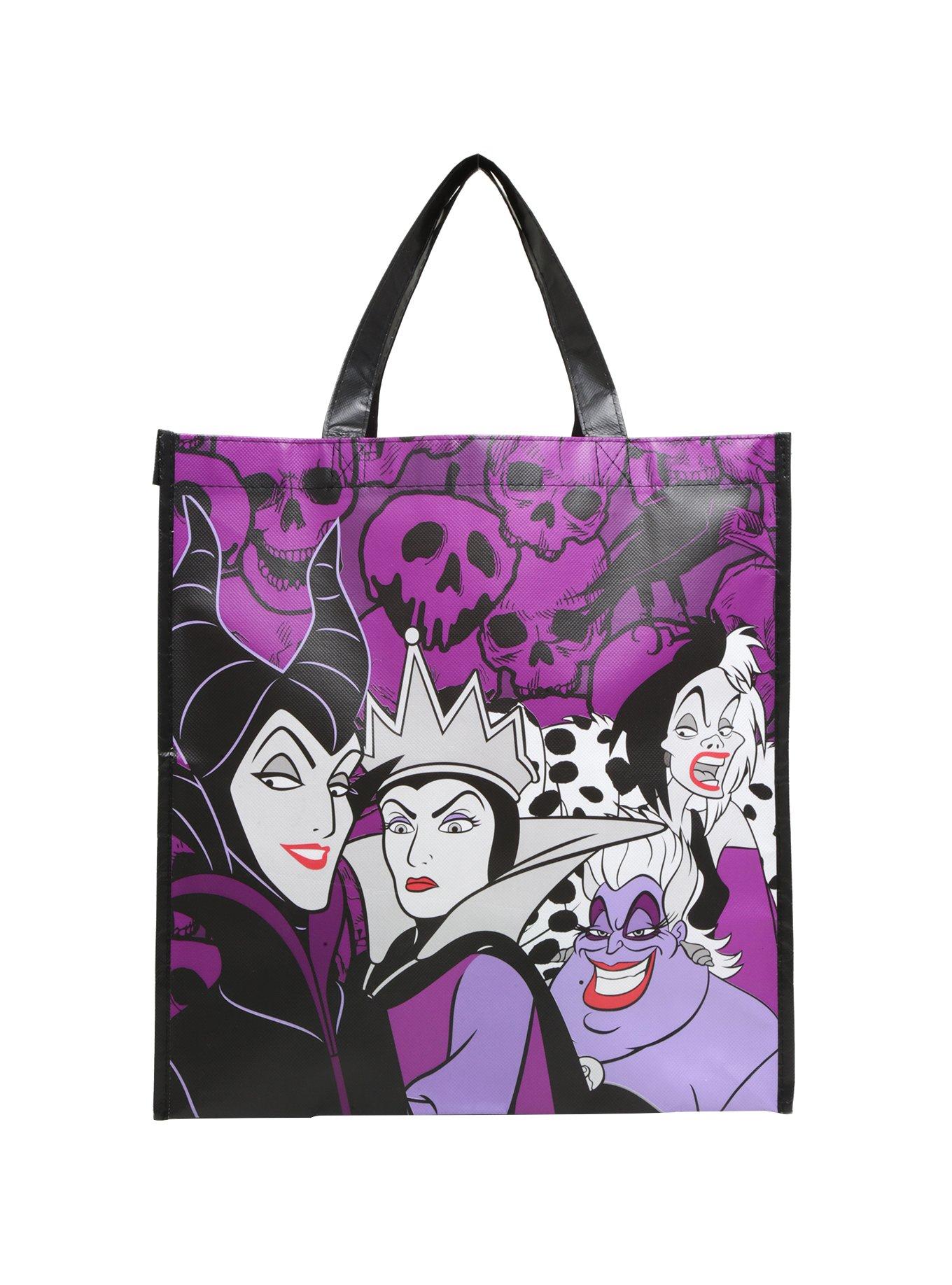 Loungefly Disney Villains Satchel Bag Purse Halloween Cruelly De Vil Ursula  Tote