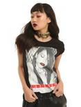 Aaliyah Black & White Logo Girls T-Shirt, BLACK, hi-res