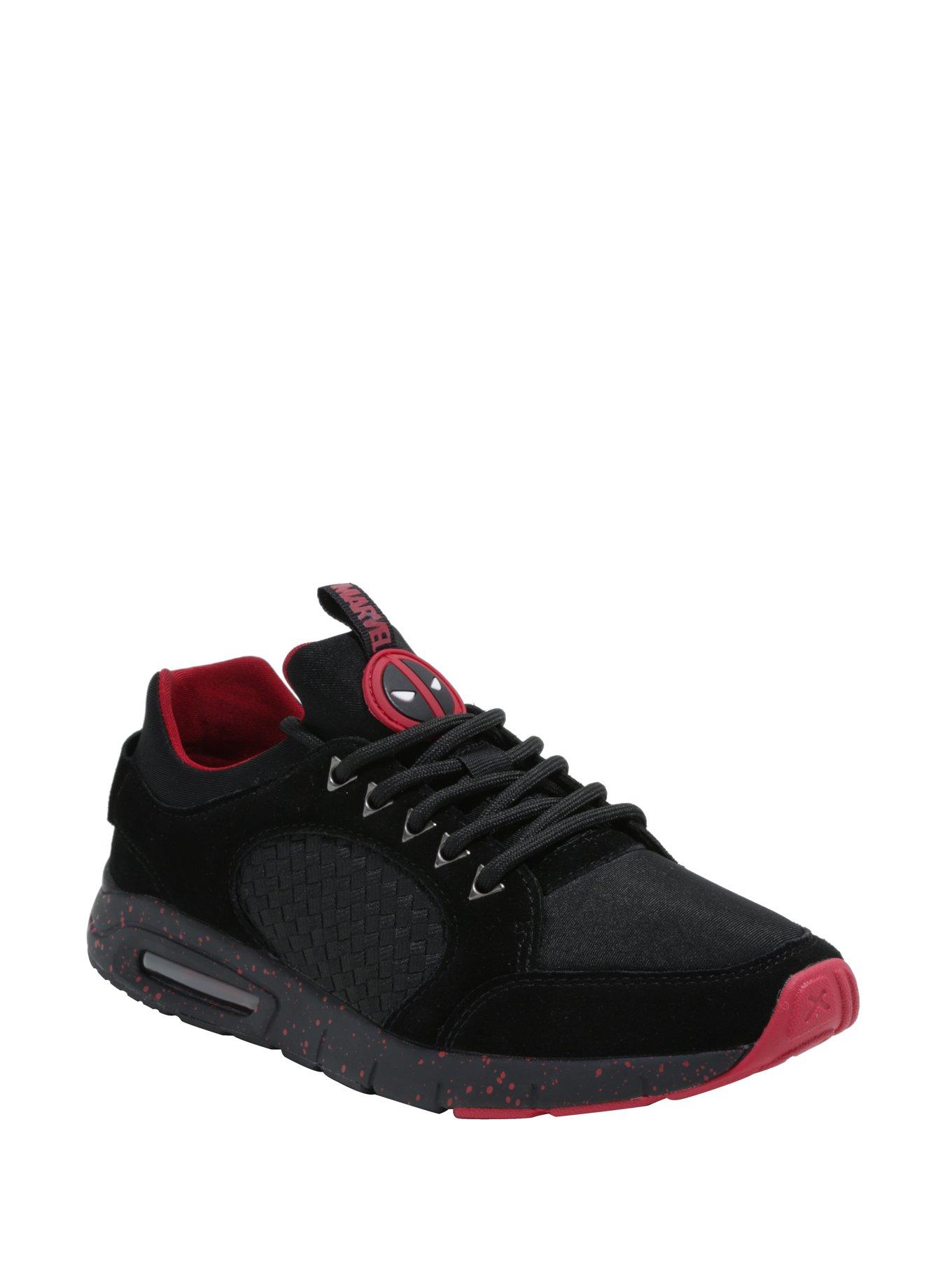 Marvel Deadpool Suede Athletic Sneakers, MULTI, hi-res