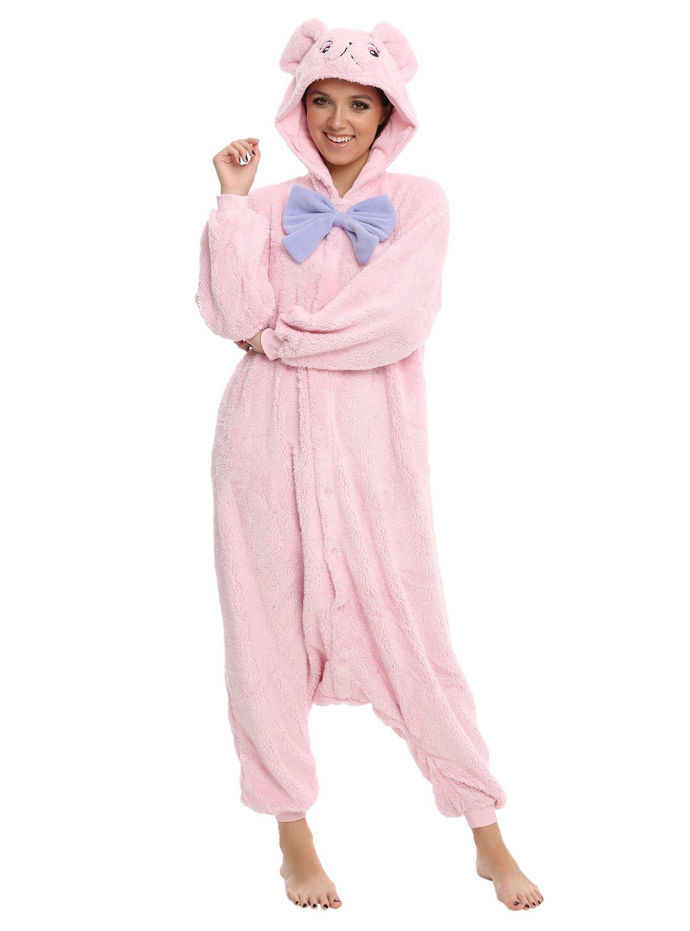 Pink Teddy Bear Kigurumi, , hi-res