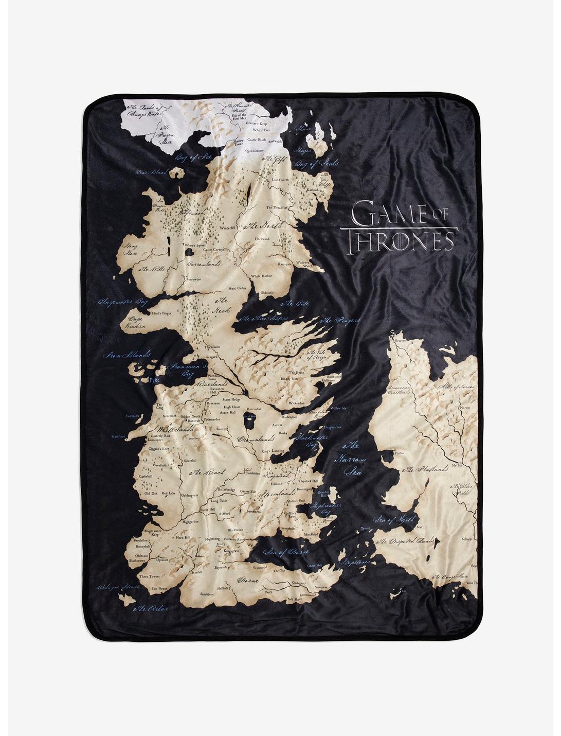 Game Of Thrones Westeros Map Throw, , hi-res