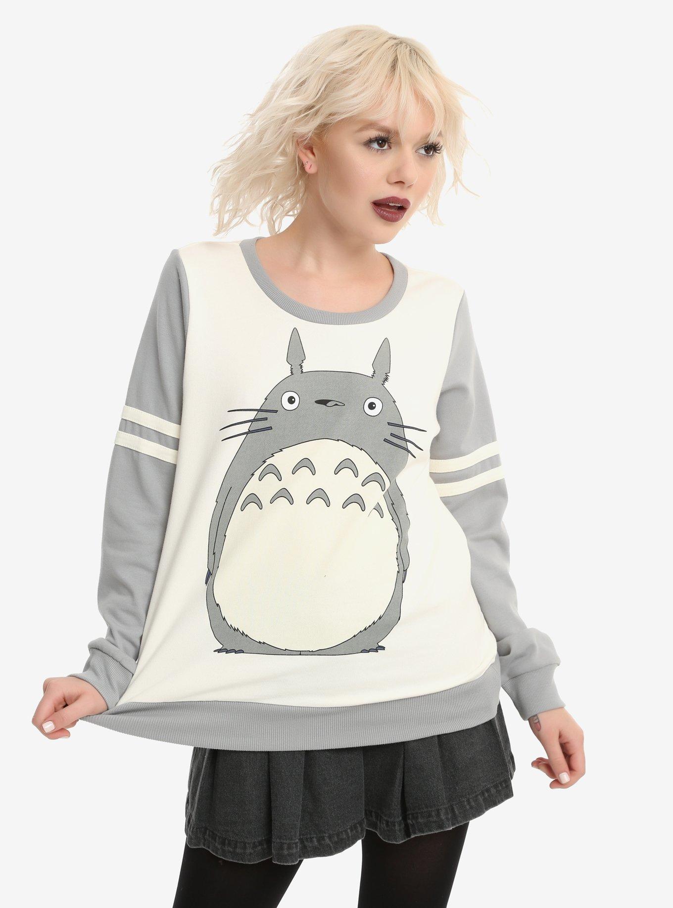 Her Universe Studio Ghibli My Neighbor Totoro Girls Athletic Sweatshirt, IVORY, hi-res