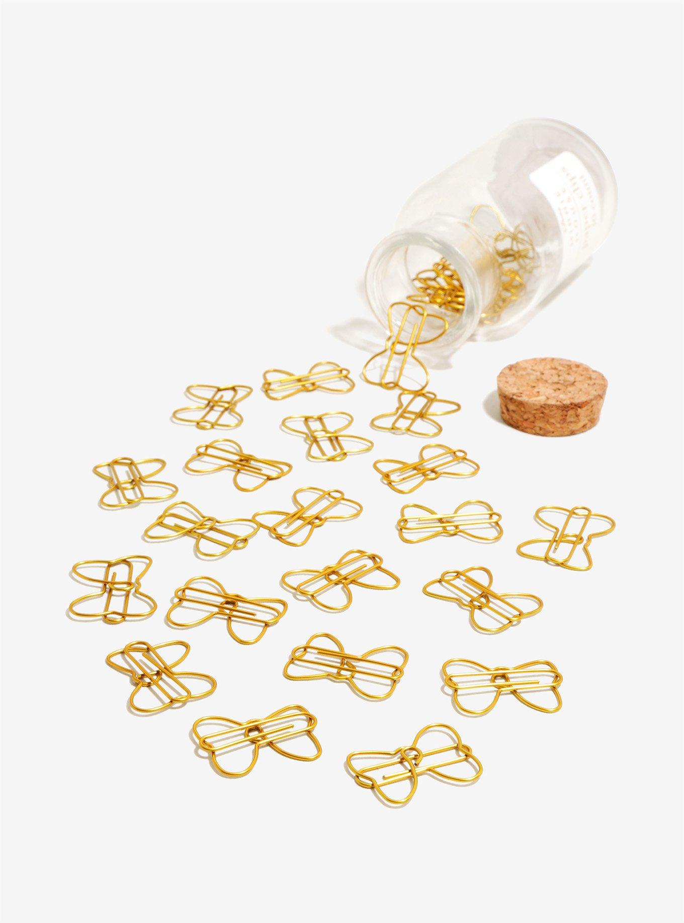 Disney Minnie Mouse Bow Paper Clips Glass Jar, , hi-res