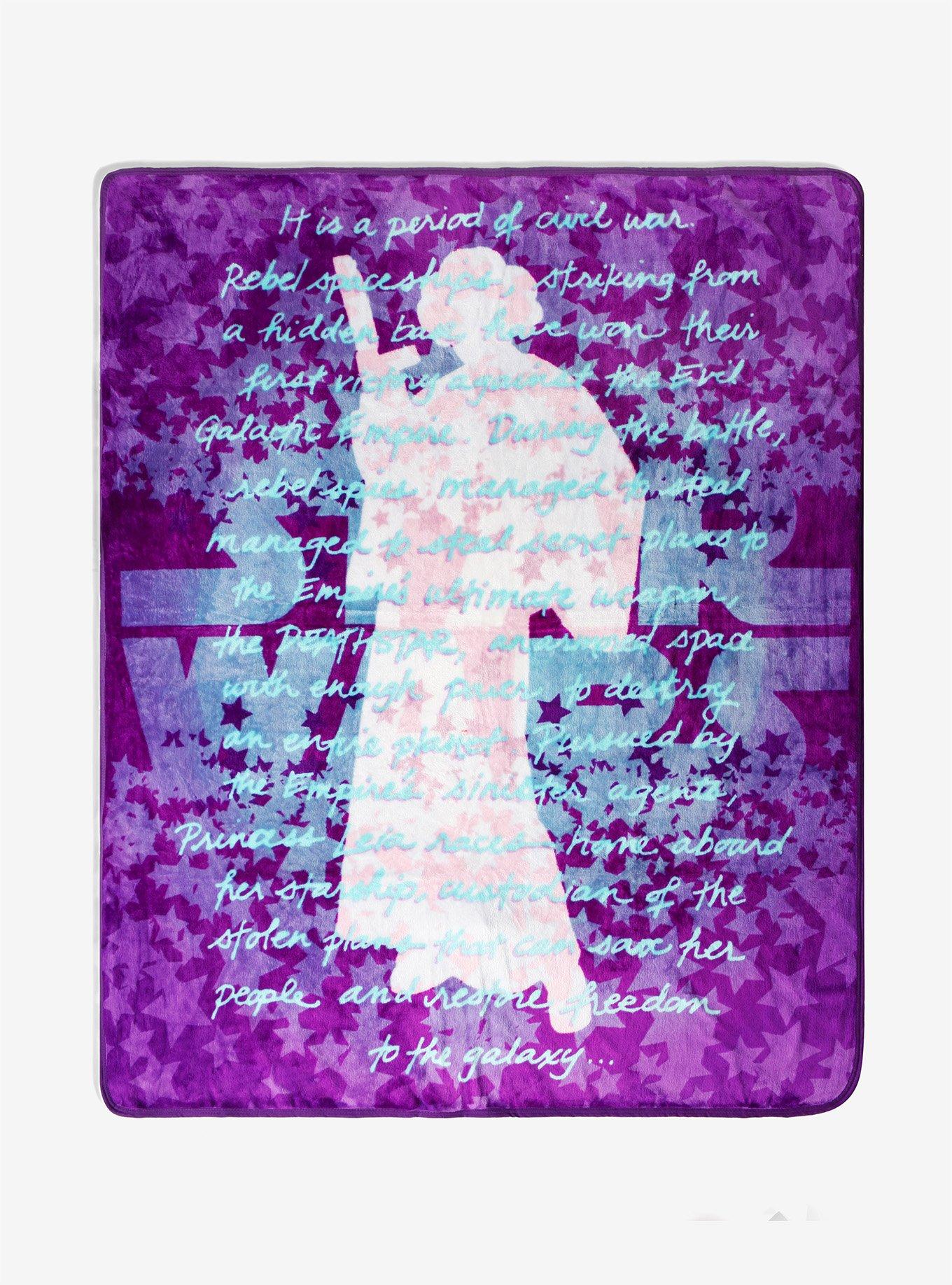 Star Wars Princess Leia Throw Blanket, , hi-res