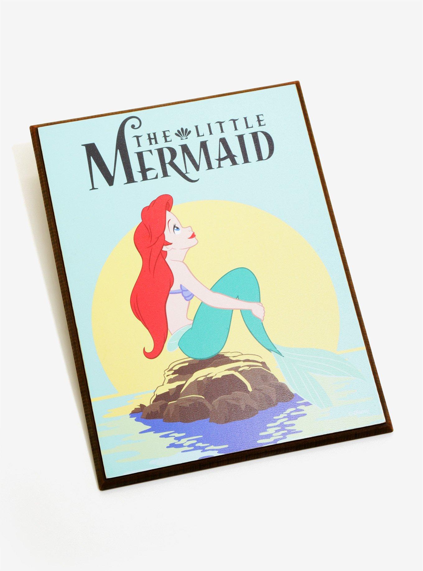 Disney The Little Mermaid Faux Wood Wall Art, , hi-res