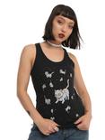 Rick And Morty Space Cats Girls Tank Top, BLACK, hi-res