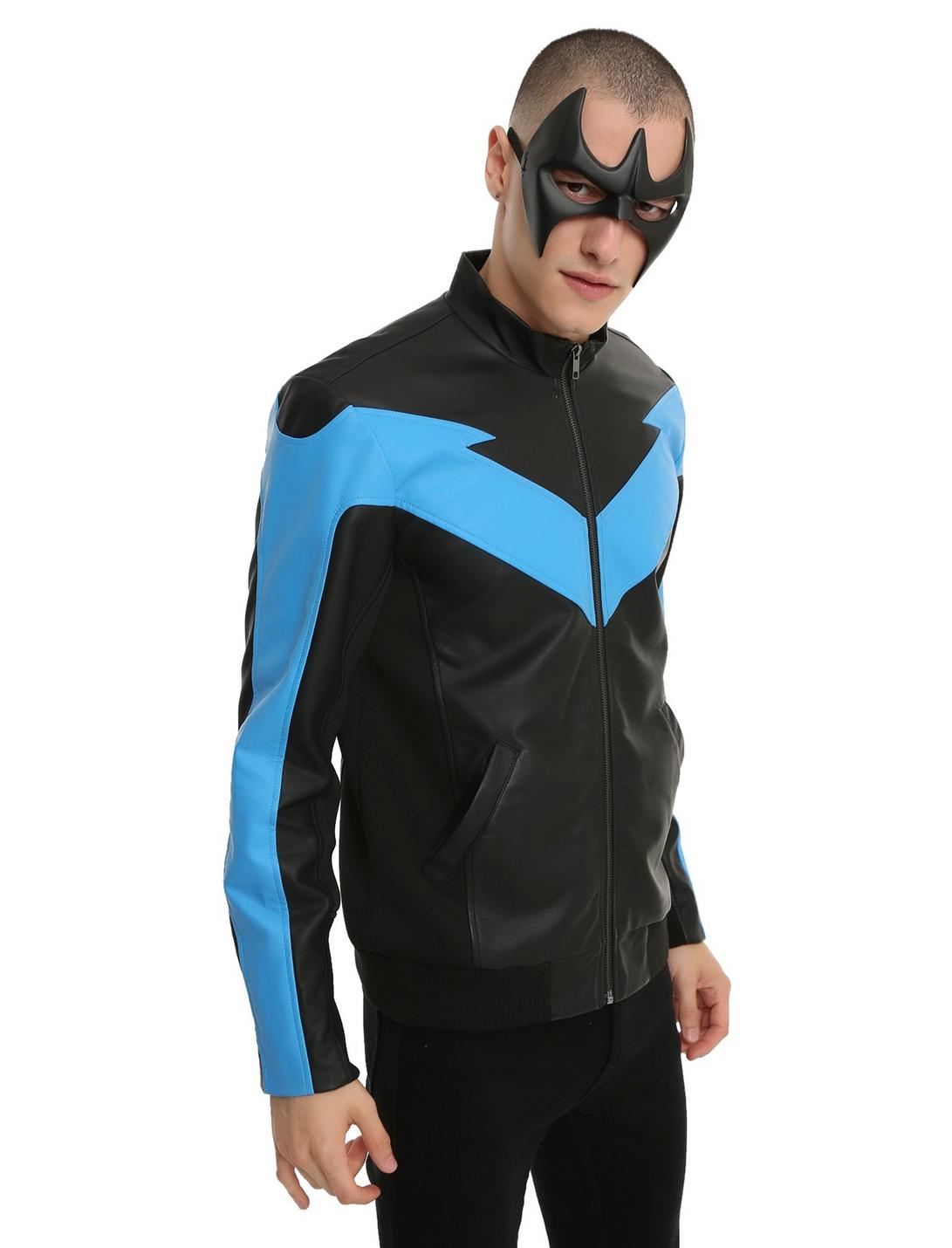 DC Comics Nightwing Cosplay Jacket, BLACK, hi-res