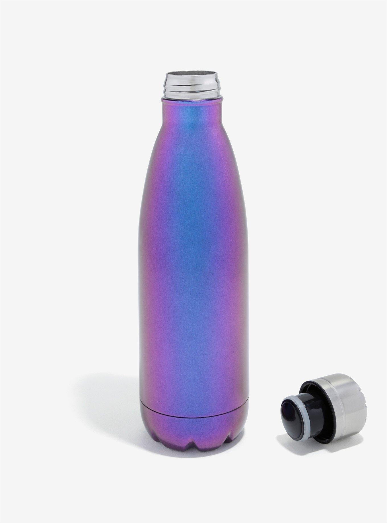 Pure Purple Iridescent Stainless Steel Water Bottle, , hi-res