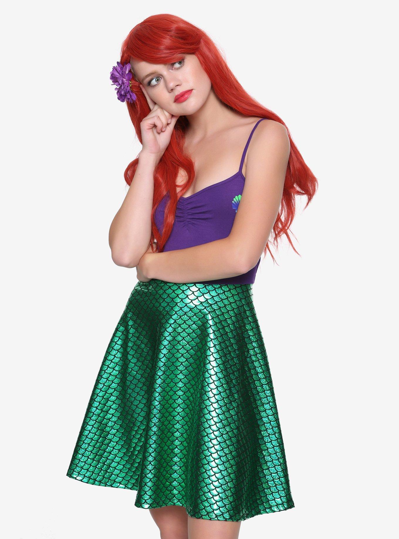 Disney The Little Mermaid Ariel Leggings Junior Women’s Deep Sea NWT New  Size L