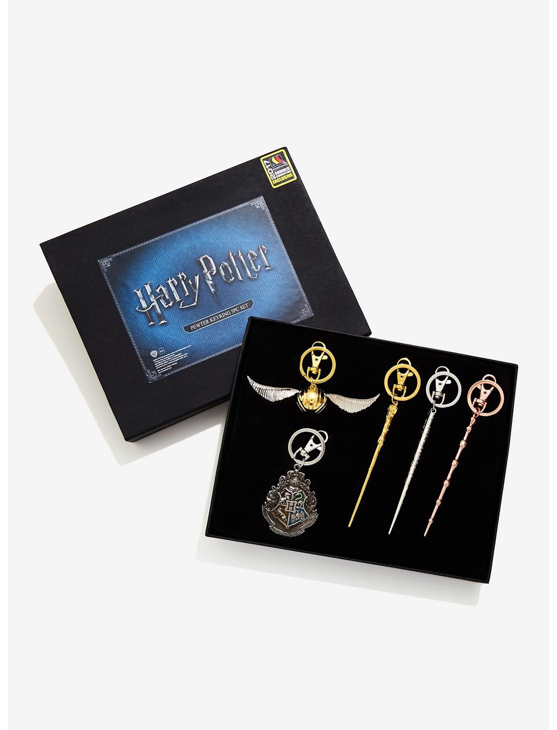 Harry Potter Pewter Key Chain Set - 2017 Summer Convention Exclusive, , hi-res