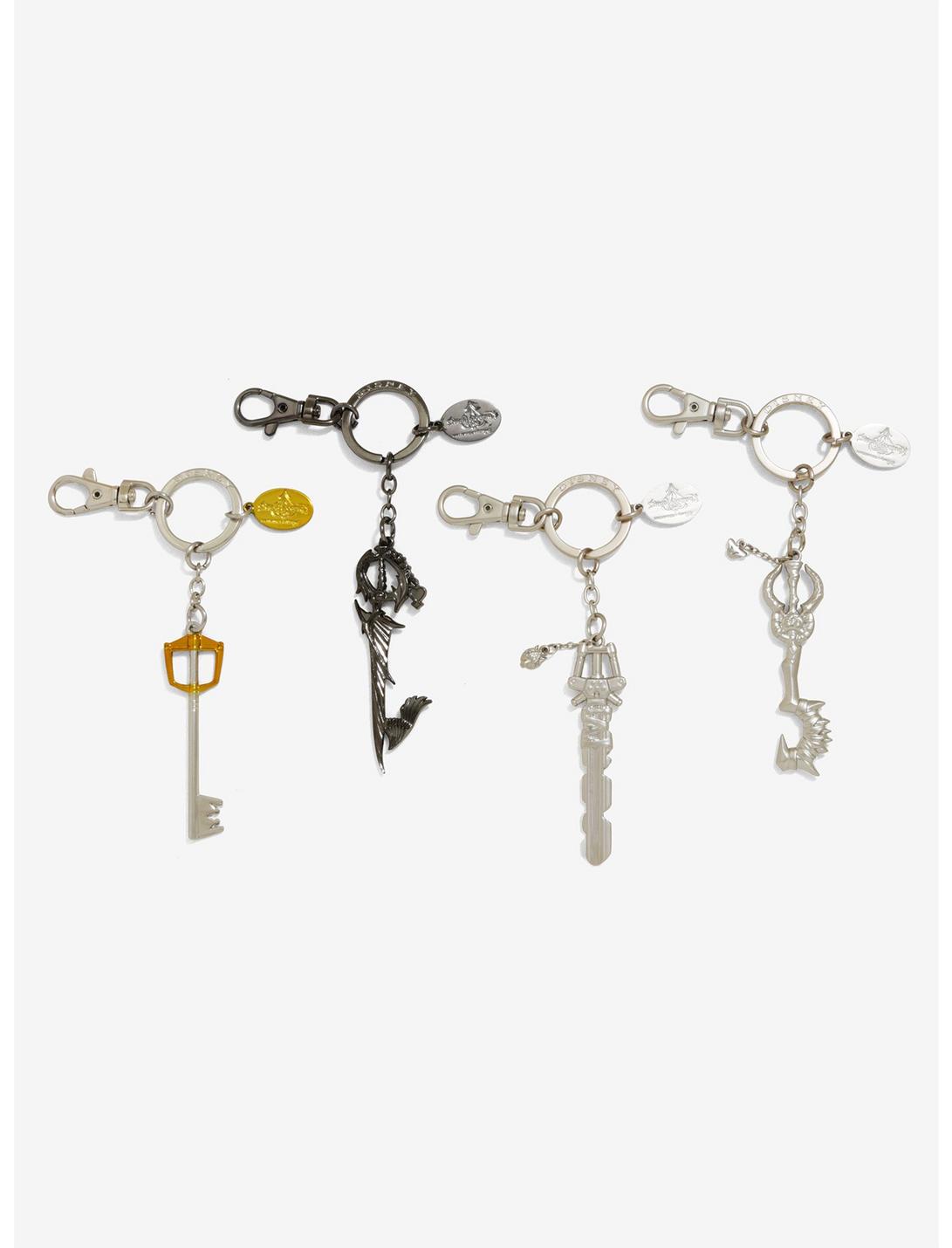Disney Kingdom Hearts Pewter Key Chain Set - 2017 Summer Convention Exclusive, , hi-res