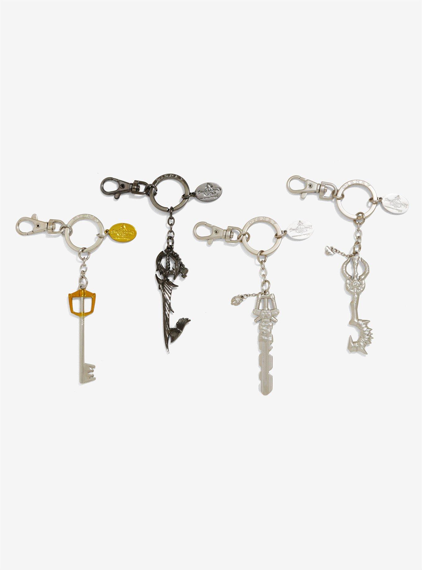 Disney Kingdom Hearts Pewter Key Chain Set - 2017 Summer Convention Exclusive, , hi-res
