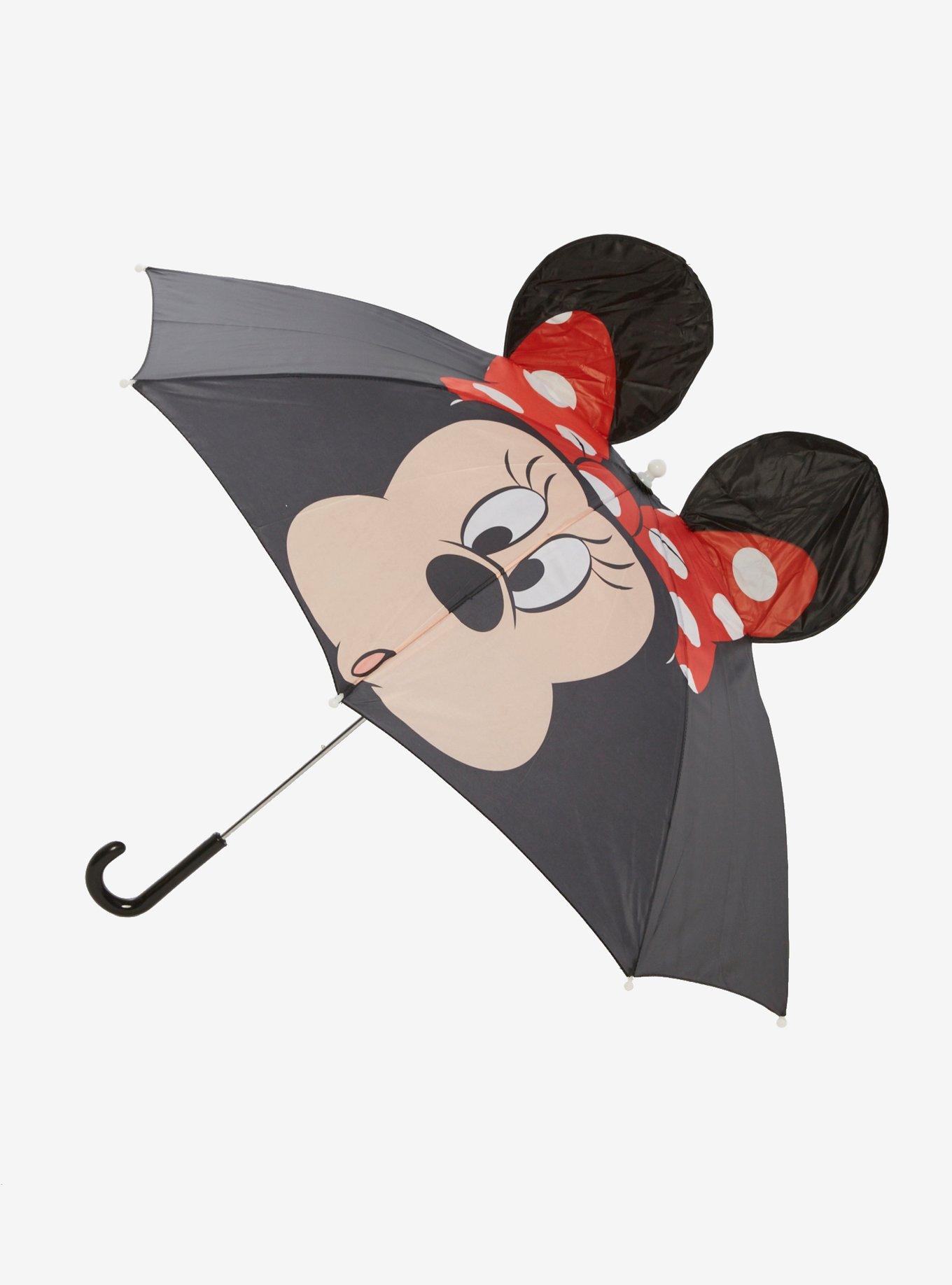 Disney Minnie Mouse Ears Pop-Up Umbrella, , hi-res