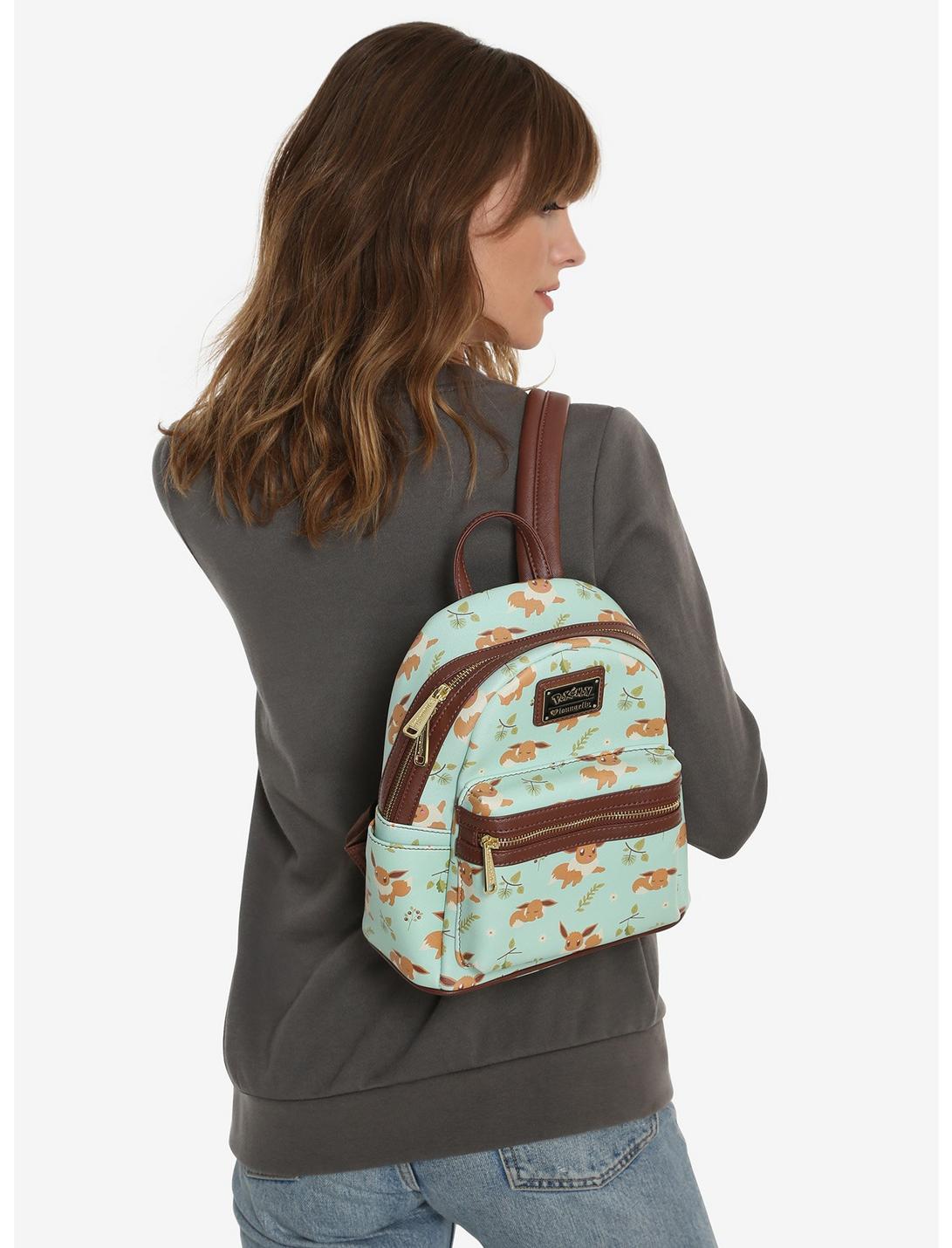 Loungefly Pokémon Eevee Floral Mini Backpack - BoxLunch Exclusive, , hi-res