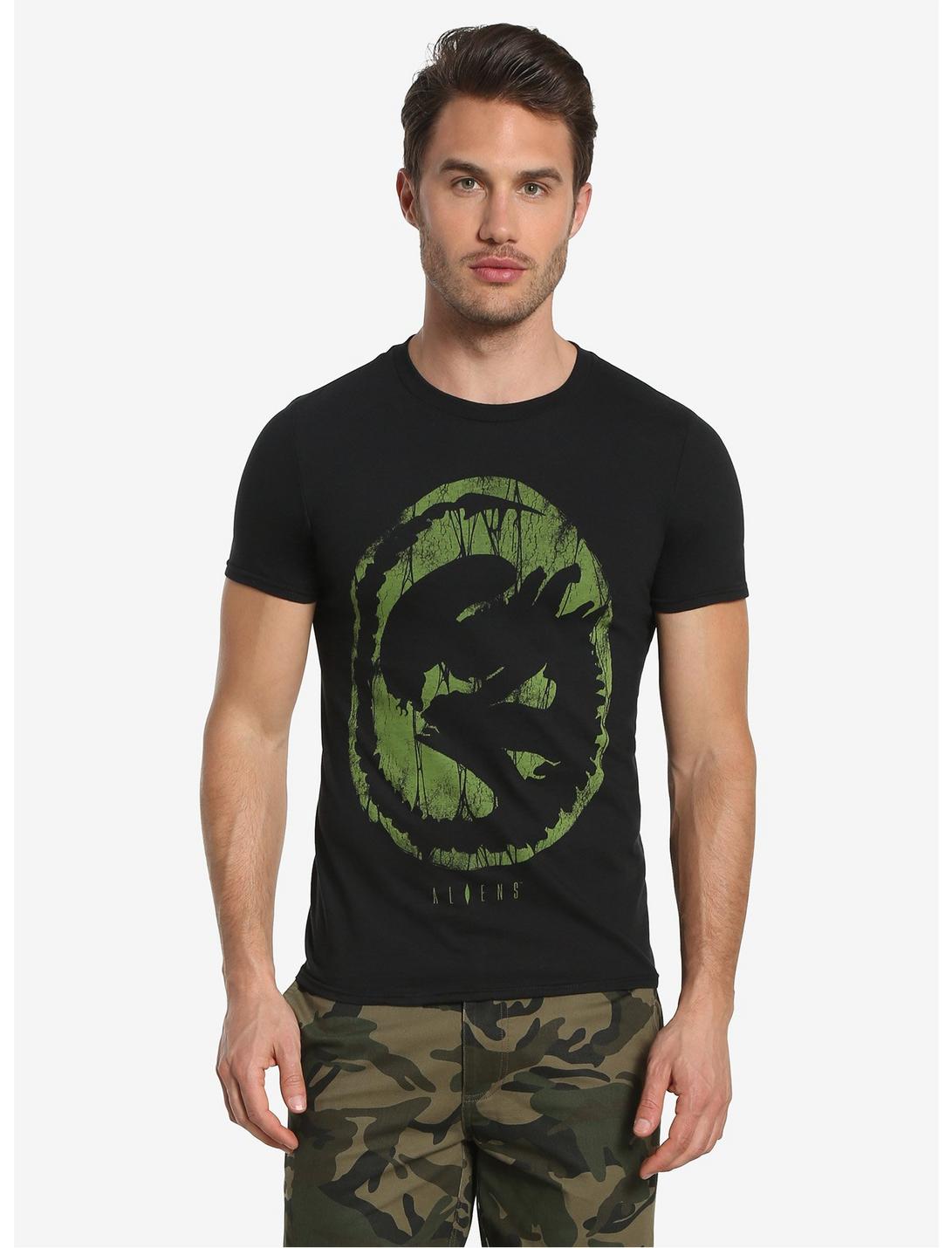 Alien Egg T-Shirt, BLACK, hi-res