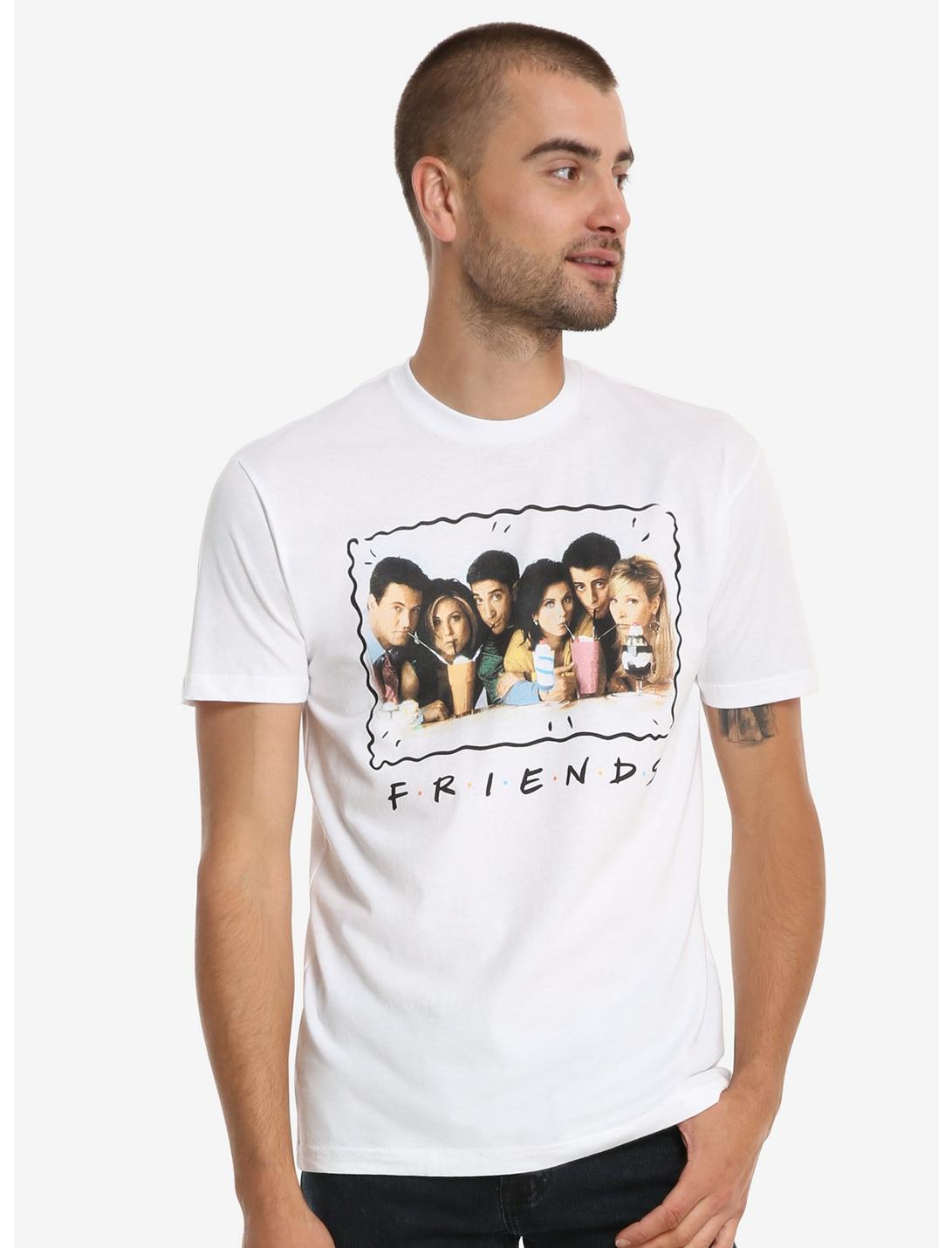 Friends Portrait T-Shirt, WHITE, hi-res