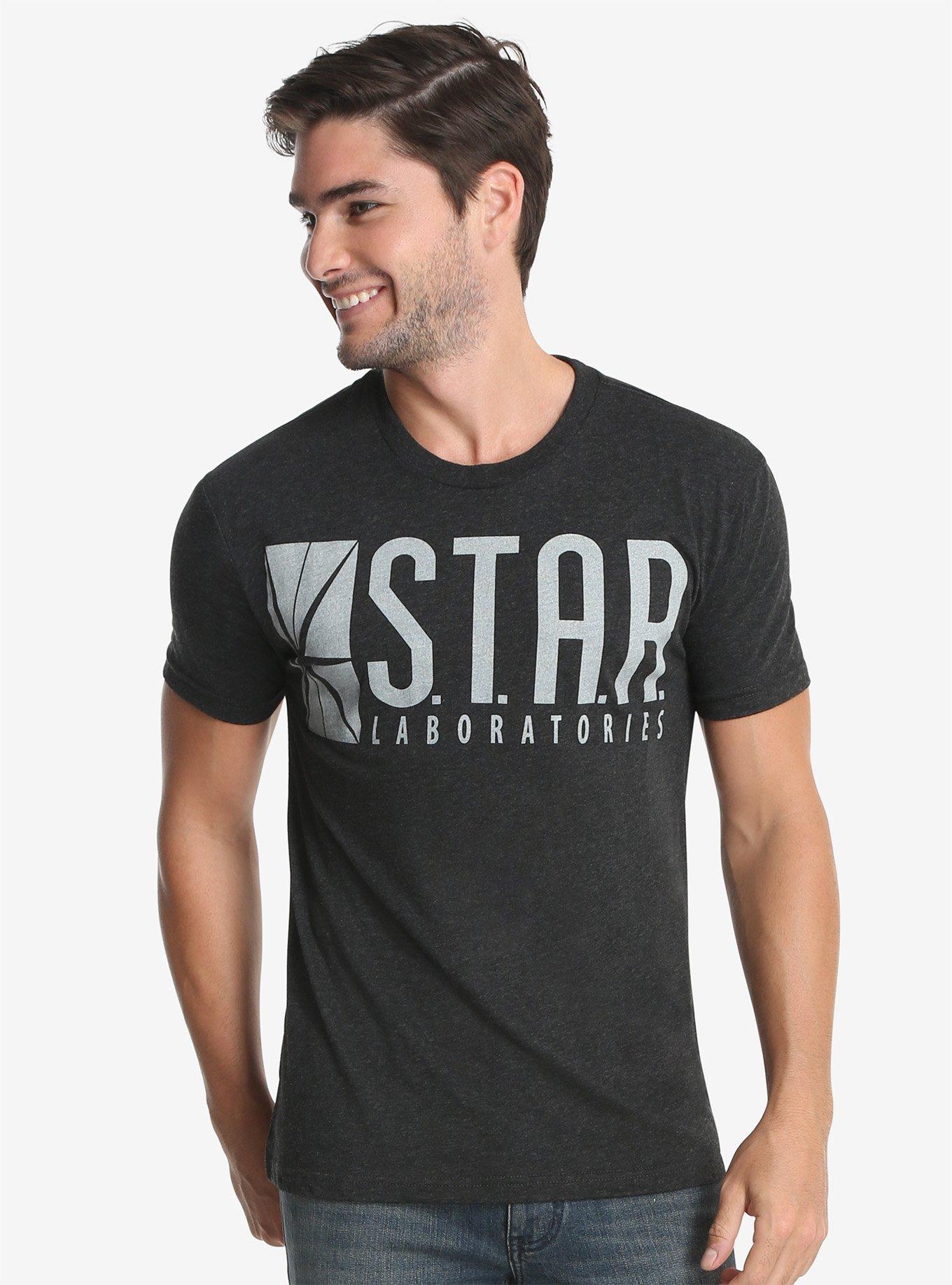 DC Comics The Flash S.T.A.R. Labs T-Shirt, GREY, hi-res