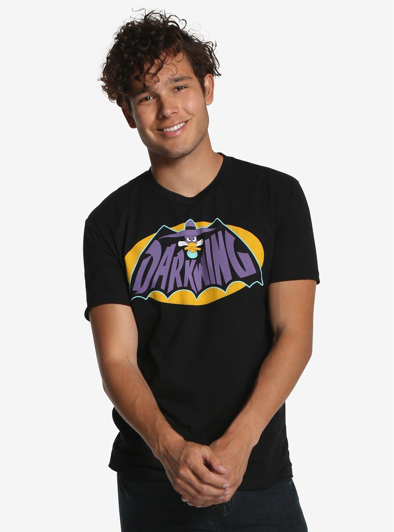Disney Darkwing Duck Logo T-Shirt, BLACK, hi-res