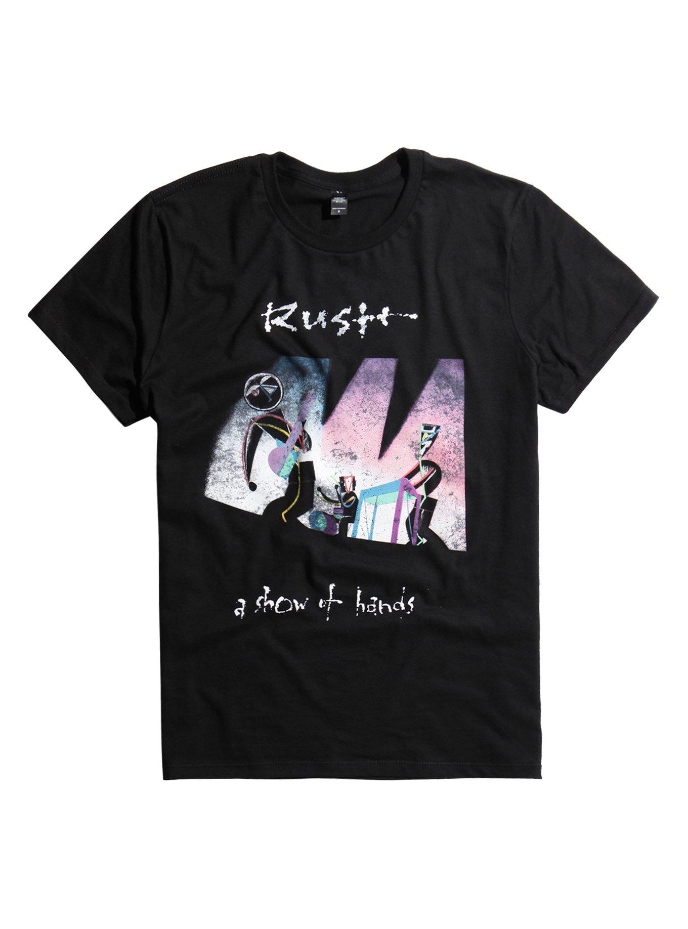 Rush A Show Of Hands Album T-Shirt, BLACK, hi-res