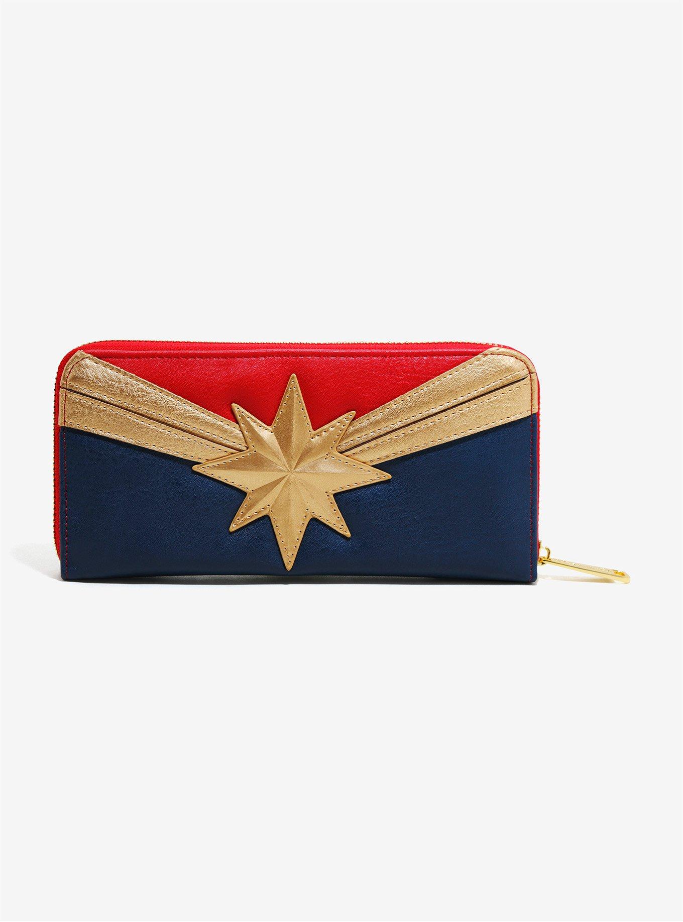 Loungefly Marvel Captain Marvel Zipper Wallet, , hi-res