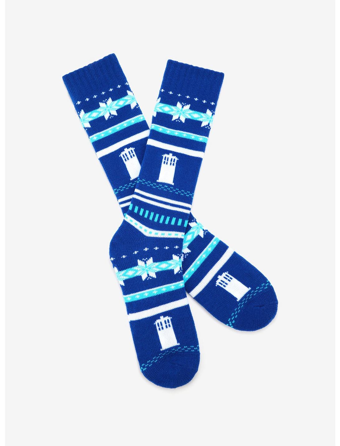 Doctor Who TARDIS Crew Socks, , hi-res