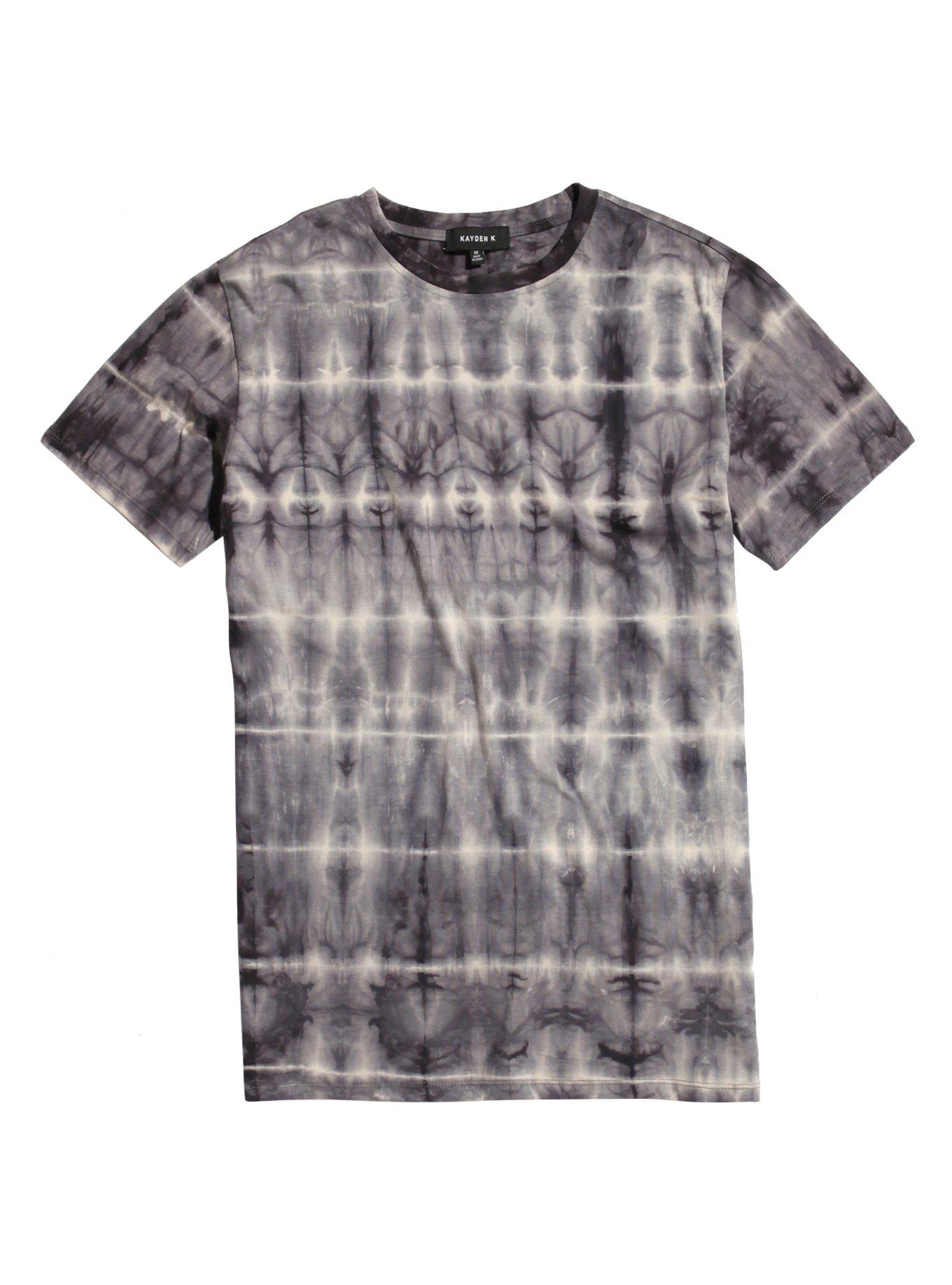 Black Tie Dye T-Shirt, BLACK, hi-res