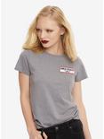 Shrug Dealer Patch Girls T-Shirt, GREY, hi-res