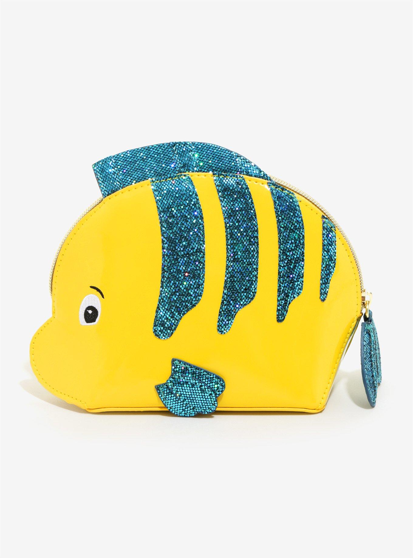 Danielle Nicole Disney The Little Mermaid Flounder Makeup Bag, , hi-res