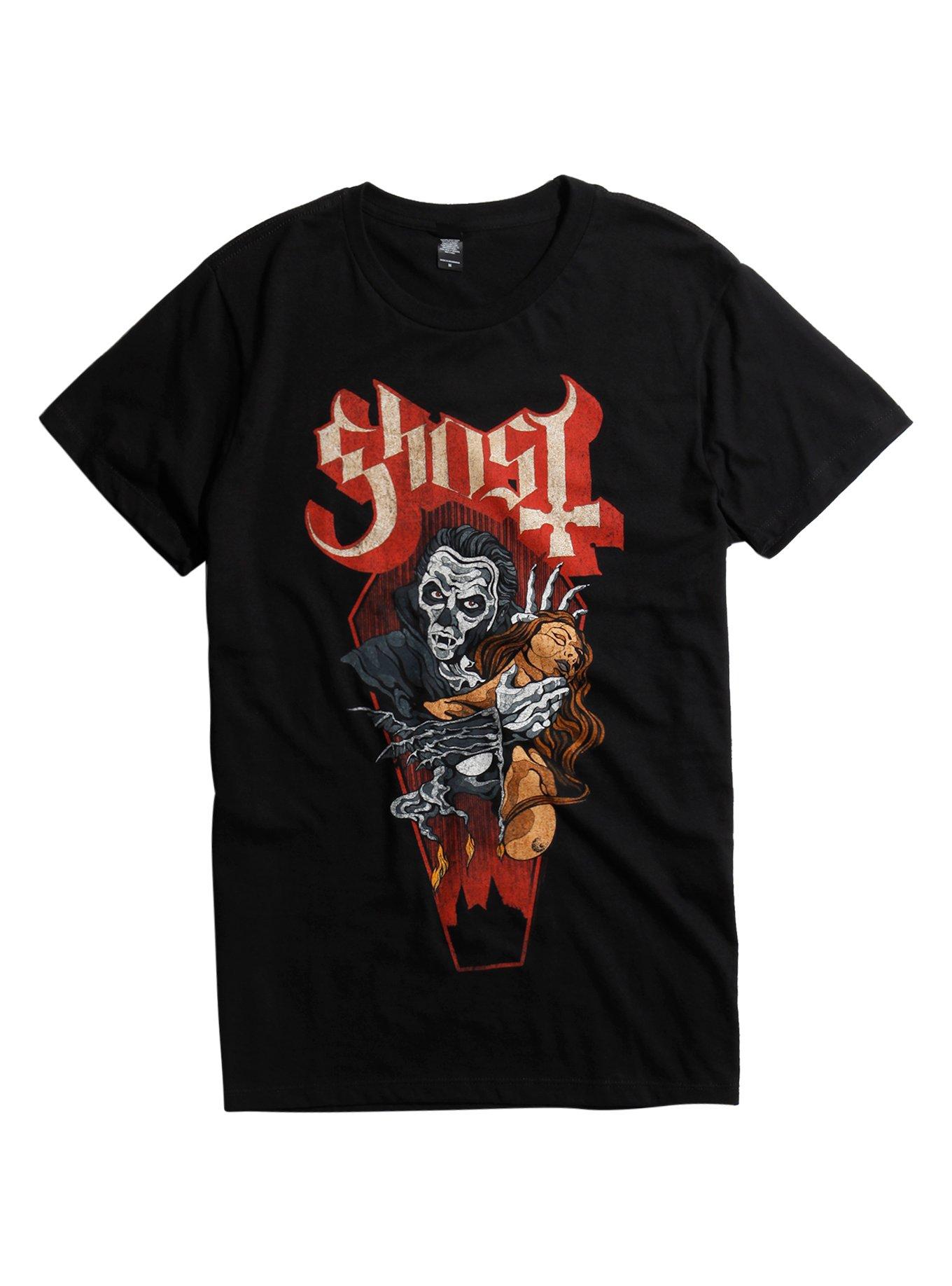 Ghost Dracula T-Shirt, BLACK, hi-res