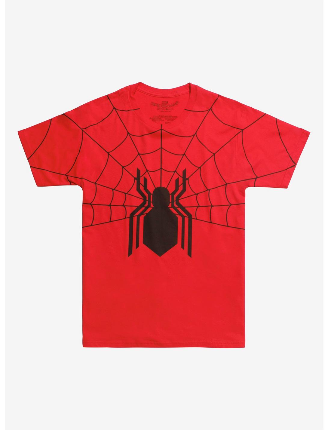 Marvel Spider-Man: Homecoming Logo Web T-Shirt, RED, hi-res