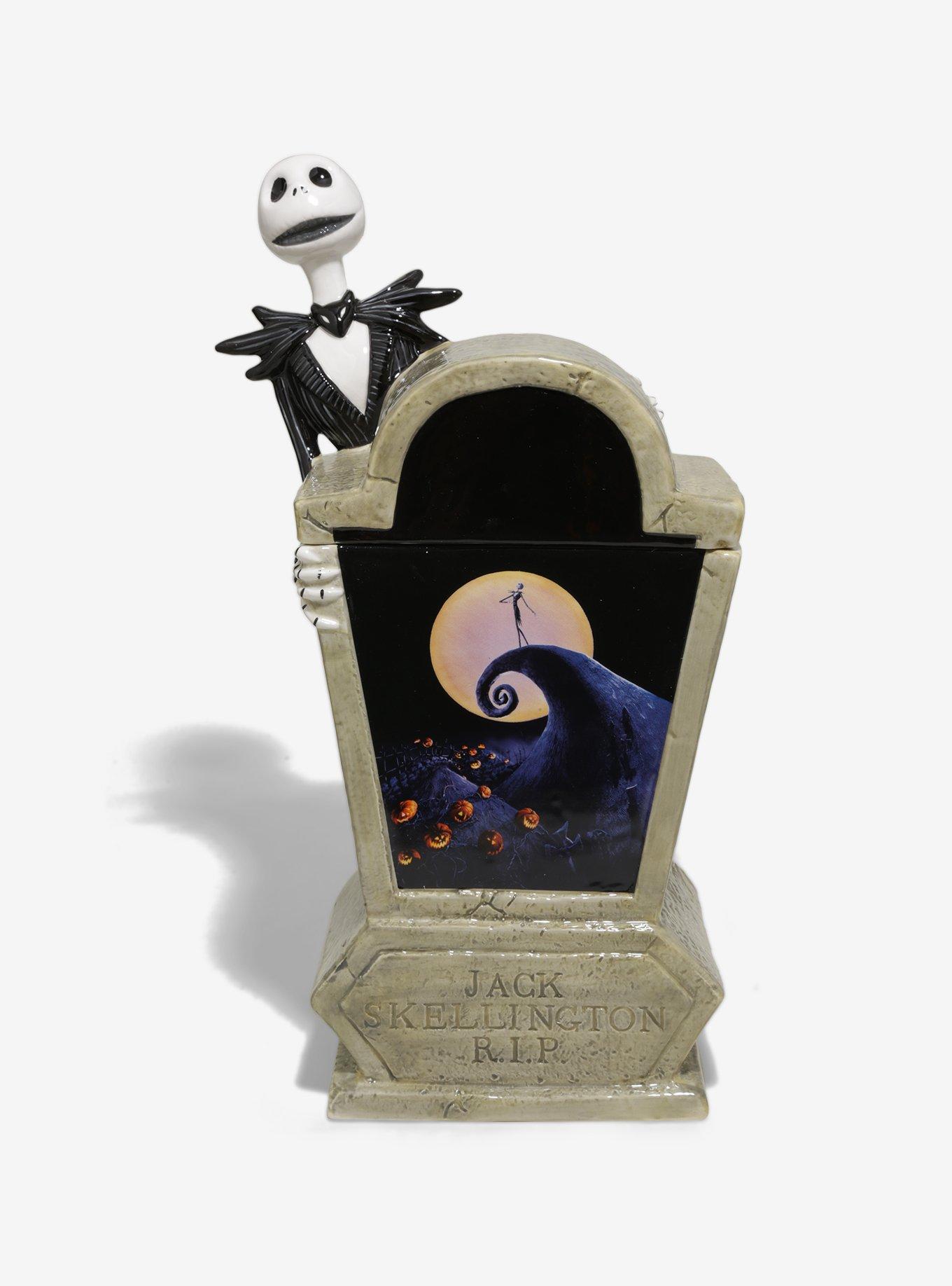 The Nightmare Before Christmas Jack Skellington Tombstone Cookie Jar, , hi-res