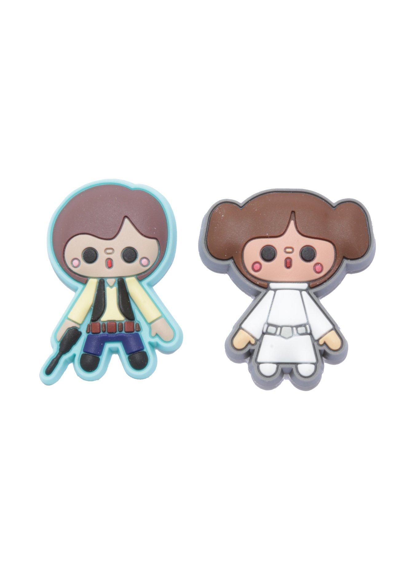 Loungefly Star Wars Princess Leia & Han Solo Rubber Pin Set, , hi-res
