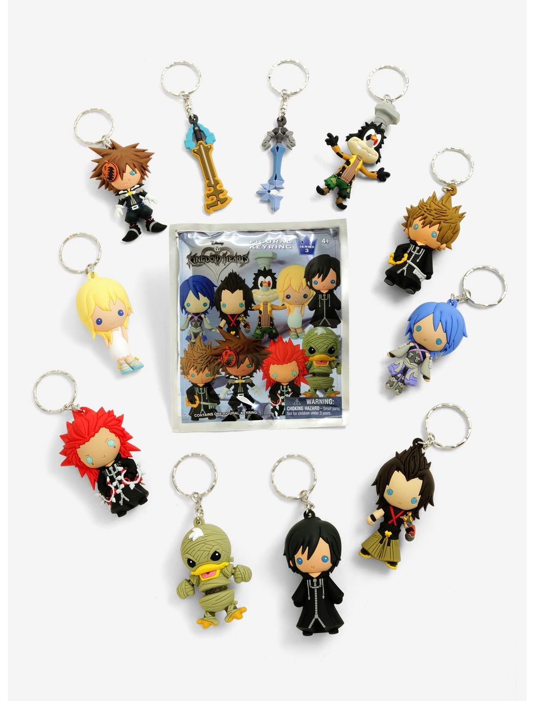 Disney Kingdom Hearts Series 3 Figural Key Chain Blind Bag, , hi-res